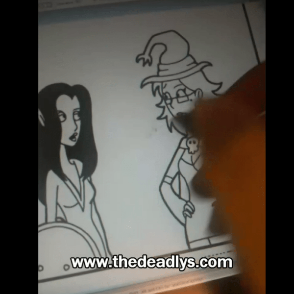 Inking A Classic Deadlys Strip